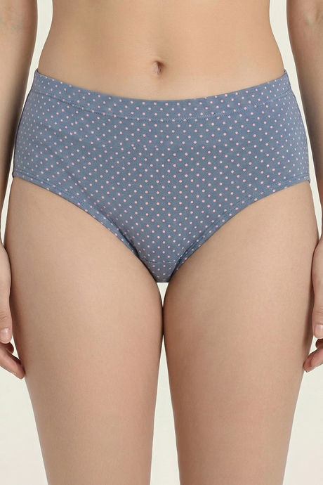 Zivame Medium Rise Full Coverage Hipster Panty (Pack of 3) -  Multicolor — image 10